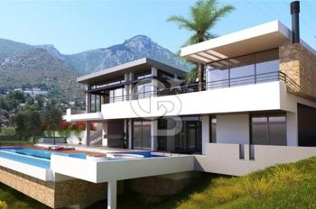 Kıbrıs Girne Bellapais 'de Satılık Türk Koçanlı Özel Tasarım Villa