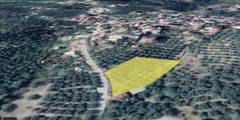 DijitalEmlak'tan Mudanya Yörükali köyü bitişiği 2.700 m2 Asfalta Cephe Kısmen İmarlı Satılık Arazi.