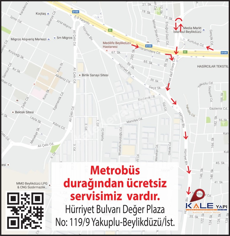 BEYLİKDÜZÜ 1+1 GİRİŞ KAT KREDİYE UYGUN ASANSÖRLÜ SATILIK DAİRE