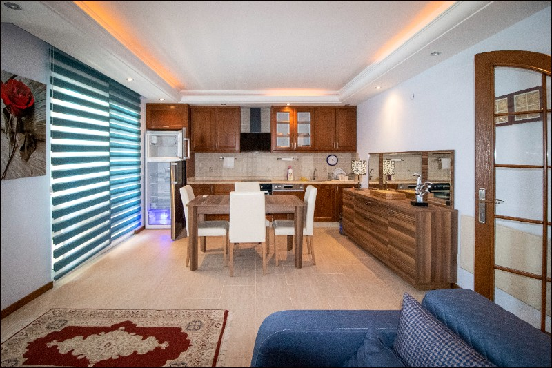 2+1 Luxury Flat By The Sea in a Fully Activity Site in Mahmutlar