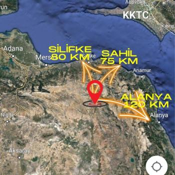 MERSİN MUT'TA 13,5 DÖNÜM YOLA CEPHE TARLA