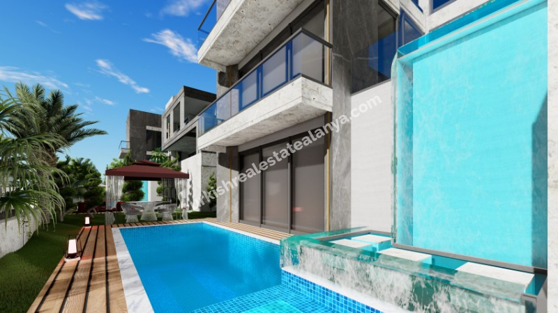 FULL SEA VIEW VILLA COMPLEX IN ALANYA TURKEY . VILLA FOR SALE IN TURKEY 