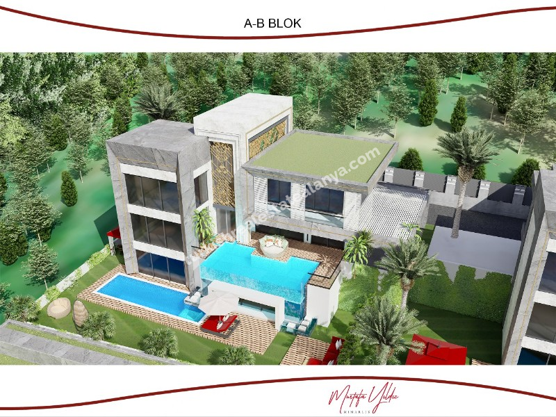 FULL SEA VIEW VILLA COMPLEX IN ALANYA TURKEY . VILLA FOR SALE IN TURKEY 