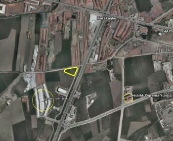 GÜVENAY - ÇORUM ANKARA YOLU ÜZERİ 5,809 M² TİCARİ İMARLI ARSA