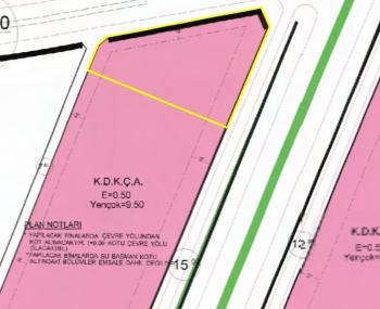 GÜVENAY - ÇORUM ANKARA YOLU ÜZERİ 5,809 M² TİCARİ İMARLI ARSA