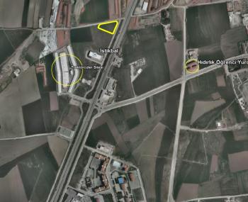 GÜVENAY - ÇORUM ANKARA YOLU ÜZERİ 5,809 M² TİCARİ İMARLI ARSA