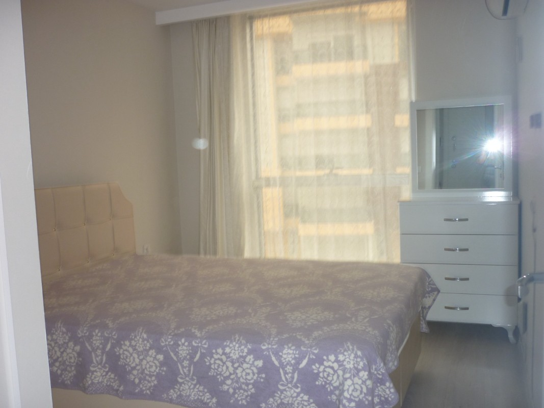 KONYAALTI HURMA MAHALLESİ AQUA HOMES SİTESİNDE EŞYALI KİRALIK 1+1 DAİRE