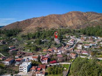 Marmaris Hisarönü Köy İçi İmarlı 2.214 m2 Deniz Manzaralı Arsa