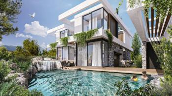 Kıbrıs Girne Esentepe'de Denize Yürüyüş Mesafesinde Full Manzaralı Satılık 2+1 Villa