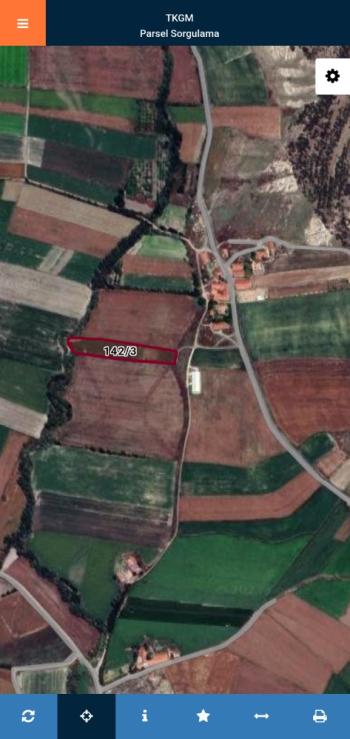 Güvenay - Çorum Ömerbey Köyünde Yola Cephe 6,5 Dönüm Satılık Tarla