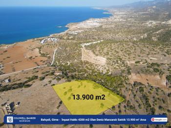 Kıbrıs Girne Bahçeli Bölgesinde Muhteşem Lokasyona Sahip Kat Karşılığı Satılık Arsa