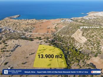 Kıbrıs Girne Bahçeli Bölgesinde Muhteşem Lokasyona Sahip Kat Karşılığı Satılık Arsa