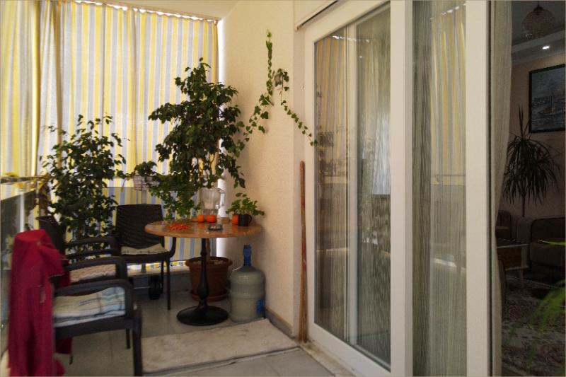 2+1 Furnished Flat in a Complex with Pool and Garden in Mahmutlar, Alanya.