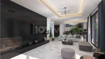 KIBRIS GİRNE/ZEYTİNLİK'TE TÜRK KOÇANLI 4+1 DENİZ MANZARALI LÜKS VİLLALAR