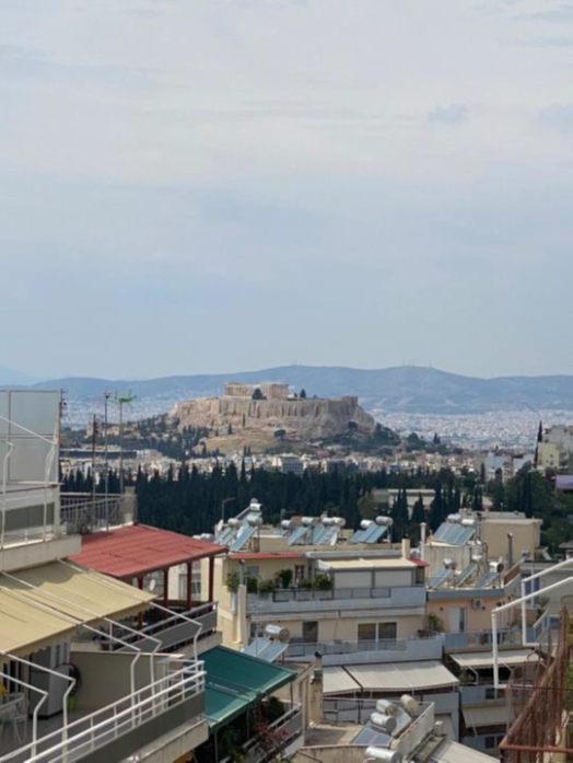 Atina Pagrati Yeni Deniz Ve Akropolis Manzaralı 1+1