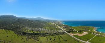 Kıbrıs Girne Esentepe de Deniz Manzaralı Tek Katlı Villa