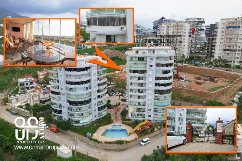 Alanya Mahmutlar 'da Havuzlu ve Bahçeli Site İçerisinde  2+1 Lüx Eşyalı Daire.