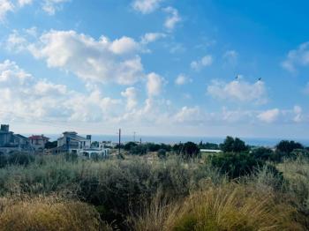 Fırsat Kıbrıs Girne Karşıyaka da Ful Deniz Manzaralı Mimari Projesi Onaylı Muhteşem Arazi