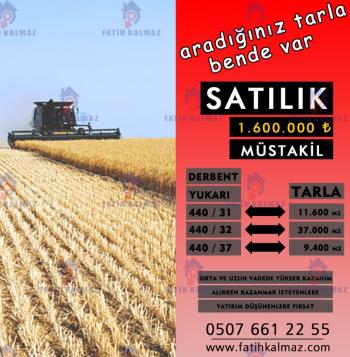 Konya / Selçuklu / Satılık Tarla Derbent Mah. 58.000 M2