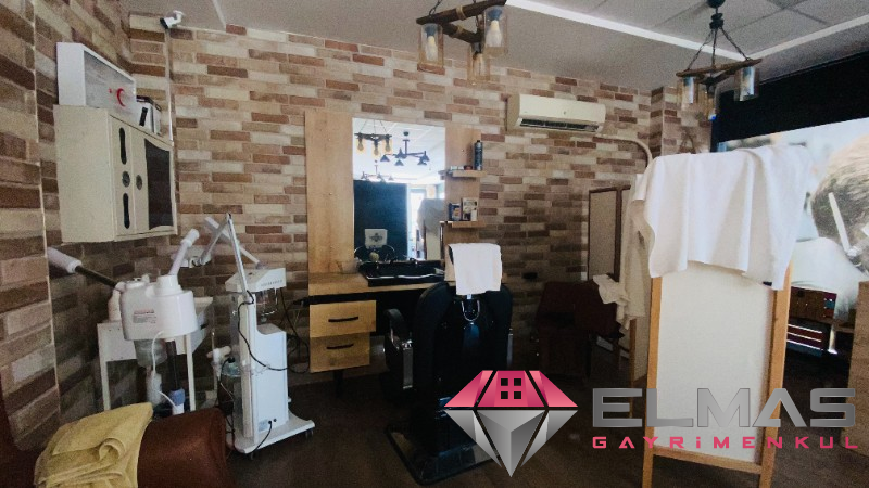 Elmas'tan Yeni Mah.'De Devren Kiralık Full Yapılı Berber Dükkanı