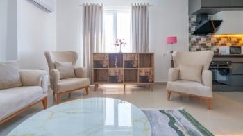 Apartment 2+1 in Demirtash full-furnished with a pool view