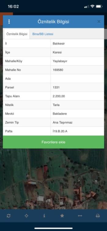 ARTI DAN KARASİ YAYLABAYIR DA KÖYE YAKIN MUKEMMEL TARLA ACİL