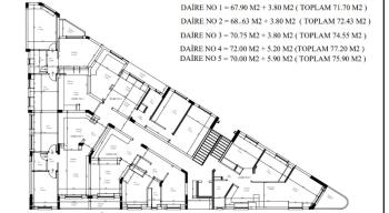 MAĞUSA MERKEZDE FARKLI MİMARİSİ İLE 1 YIL SONRA TESLİM SATILIK 2+1 DAİRE FIRSATINI KAÇIRMA