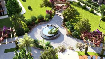Kıbrıs İskele Long Beach Bölgesinde Site İçerisinde Satılık 1+1Bahçe katı ve Teras Daire