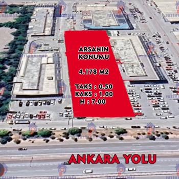 Konya / Karatay / Satılık Arsa Büsan Girişi Ankara Yoluna Cephe 4.178 M2