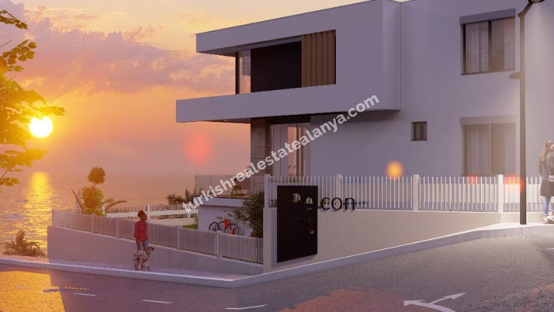 4+1 LUXURY VILLA BUILD TOP OF HILL - VILLA FOR SALE IN ALANYA TURKEY-VILLA SALE TURKEY 