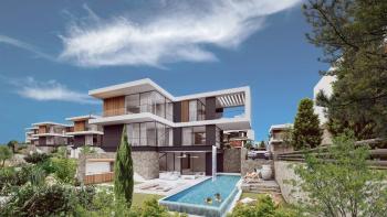Kıbrıs Girne Çatalköy Dağ Ve Deniz Manzaralı Satılık Havuzlu  4+1 Villa