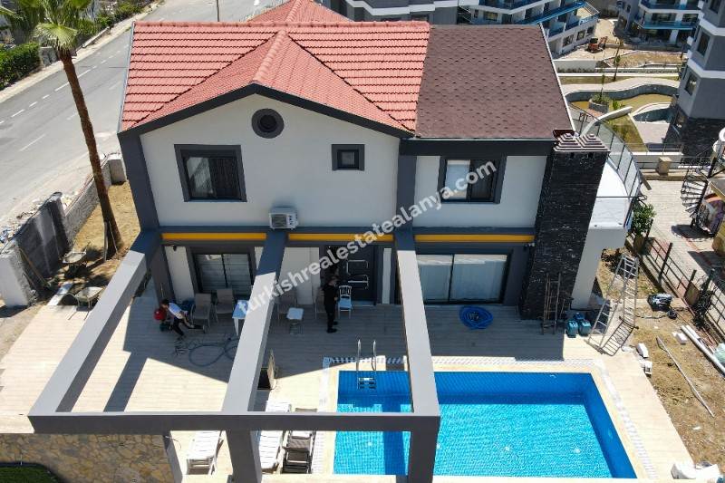 5+1 villa For Sale in Alanya Turkey,villa for sale in Turkey,luxury Real Estate Turkey 