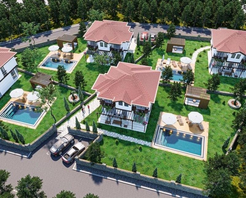 Gökova’da 750 m2.Arsa İçinde Havuzlu Villa Satılık. 