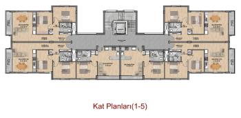 KIBRIS GİRNE MERKEZDE SATILIK 1+1 DAİRE
