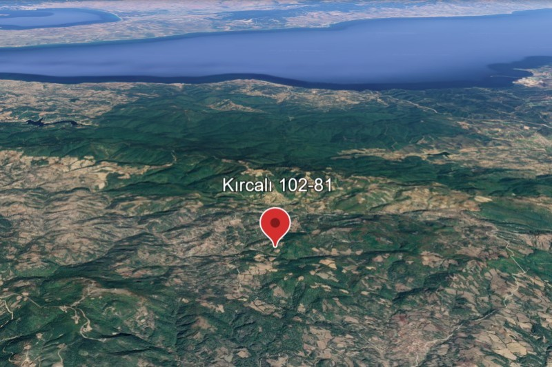 Çanakkale Lapseki Kırcalar Köyü'nde Satılık 8.763 m² Tarıma Uygun Tarla