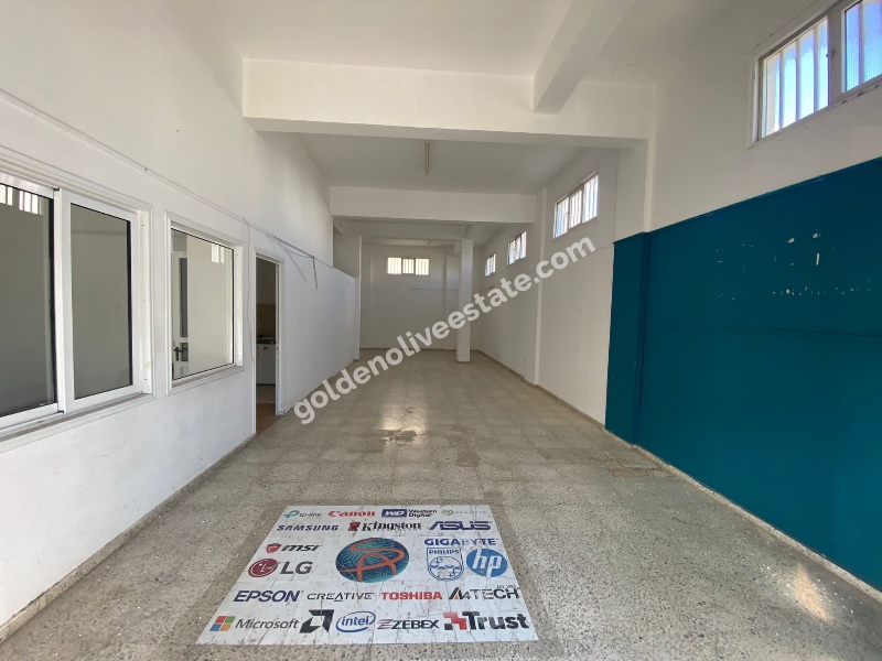 MAĞUSA KARAKOL BÖLGESİNDE SALAMİS CADDESİ YAKINI 140 M2 KİRALIK DÜKKAN