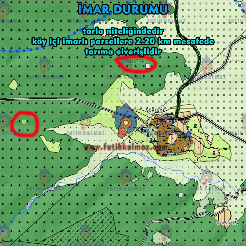 Konya / Meram / Satılık Tarla Kilistra Mah. Müstakil 601 M2