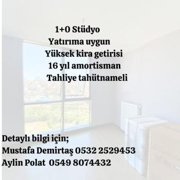 Ataşehir Dumankaya İkonda 1+0 Stüdyo Satılık Daire