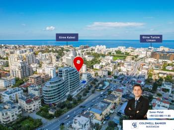 Girne'nin Ödüllü Sitesinde Kapanmaz Deniz Manzaralı Satılık 3+1 Residence