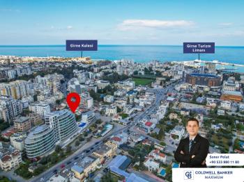 Girne'nin Ödüllü Sitesinde Kapanmaz Deniz Manzaralı Satılık 3+1 Residence