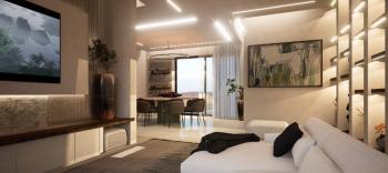 Kıbrıs Girne Alsancak'ta Milli Park Üstü Denize Yakın Site İçerisinde Satılık 4+1 Lüks Villa