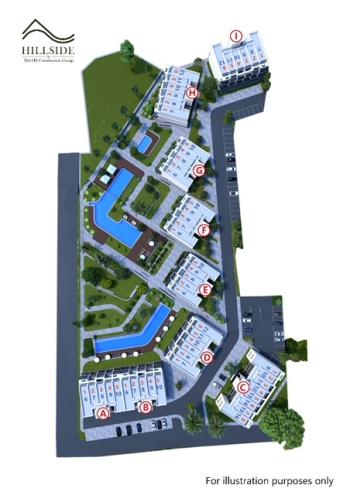 Kıbrıs Tatlısu Bölgesinde Özellikli Site İçerisinde 1+1 Satılık Daireler