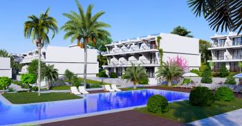 Kıbrıs Tatlısu Bölgesinde Özellikli Site İçerisinde 1+1 Satılık Daireler