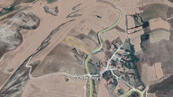 Güvenay - Çorum Osmancık Yolu Civarı Osmaniye de 5 Dönüm Satılık Tarla
