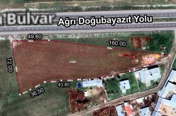 MEYDANA VARMADAN (HAYVAN PAZARINA)  8200M2 ASFALT YOLA CEPHELİ SATILIK TARLA