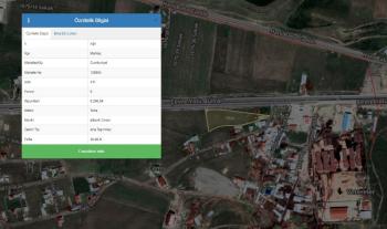 MEYDANA VARMADAN (HAYVAN PAZARINA)  8200M2 ASFALT YOLA CEPHELİ SATILIK TARLA