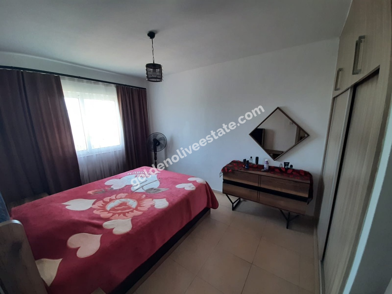 MAĞUSA MARAŞ BÖLGESİNDE OTOPARK ALANLI SATILIK 2+1 DAİRE