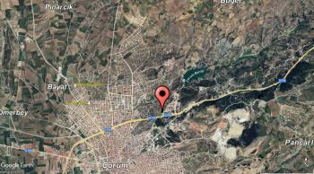 Güvenay - Çorum İlice (ılıca) Bağları Hitü Alt Tarafı 1 Dönüm Arsa