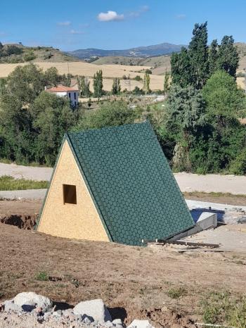 GÜVENAY - ÇORUM SARMAŞA KÖYÜ KARŞISINDA 500 M² SATILIK  BAHÇE