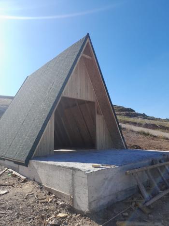 GÜVENAY - ÇORUM SARMAŞA KÖYÜ KARŞISINDA 500 M² SATILIK  BAHÇE